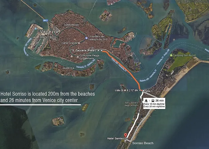 Отель Sorriso Венеция-Лидо